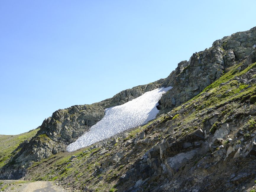 Beautiful view of snowy mountain landscape in Demirkapı, Trabzon.